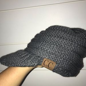 C.C. Beanie with bill